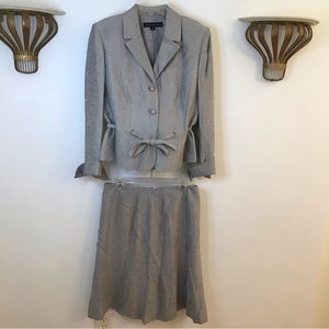 Nipon Boutique, Metallic Skirt Suit, Size 10, Women's
